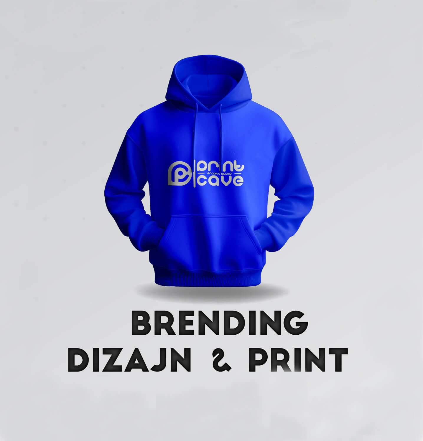 Print Cave branded hoodie